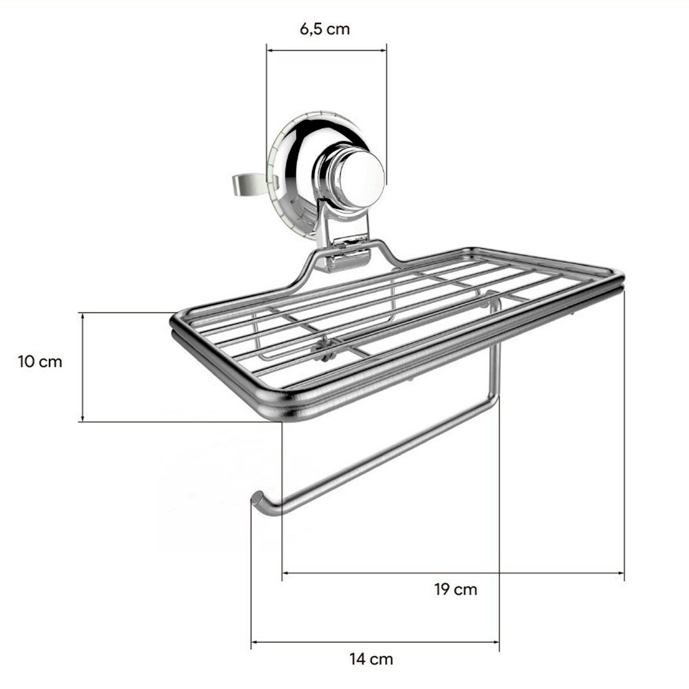 PORTA ROLLO SOPAPA CON SOPORTE CELULAR - Imagen 4