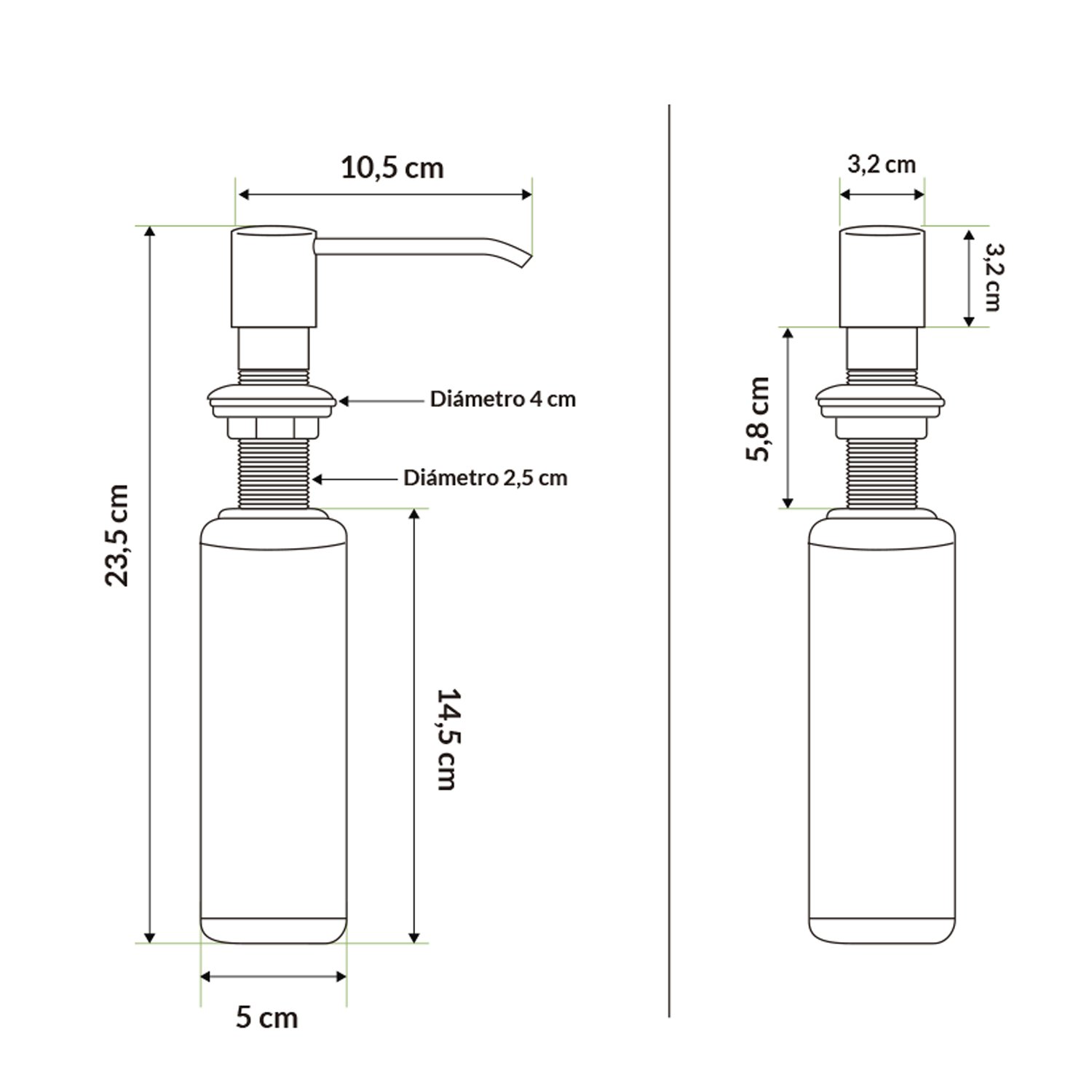 DOSIFICADOR DE DETERGENTE EMPOTRABLE - Imagen 4
