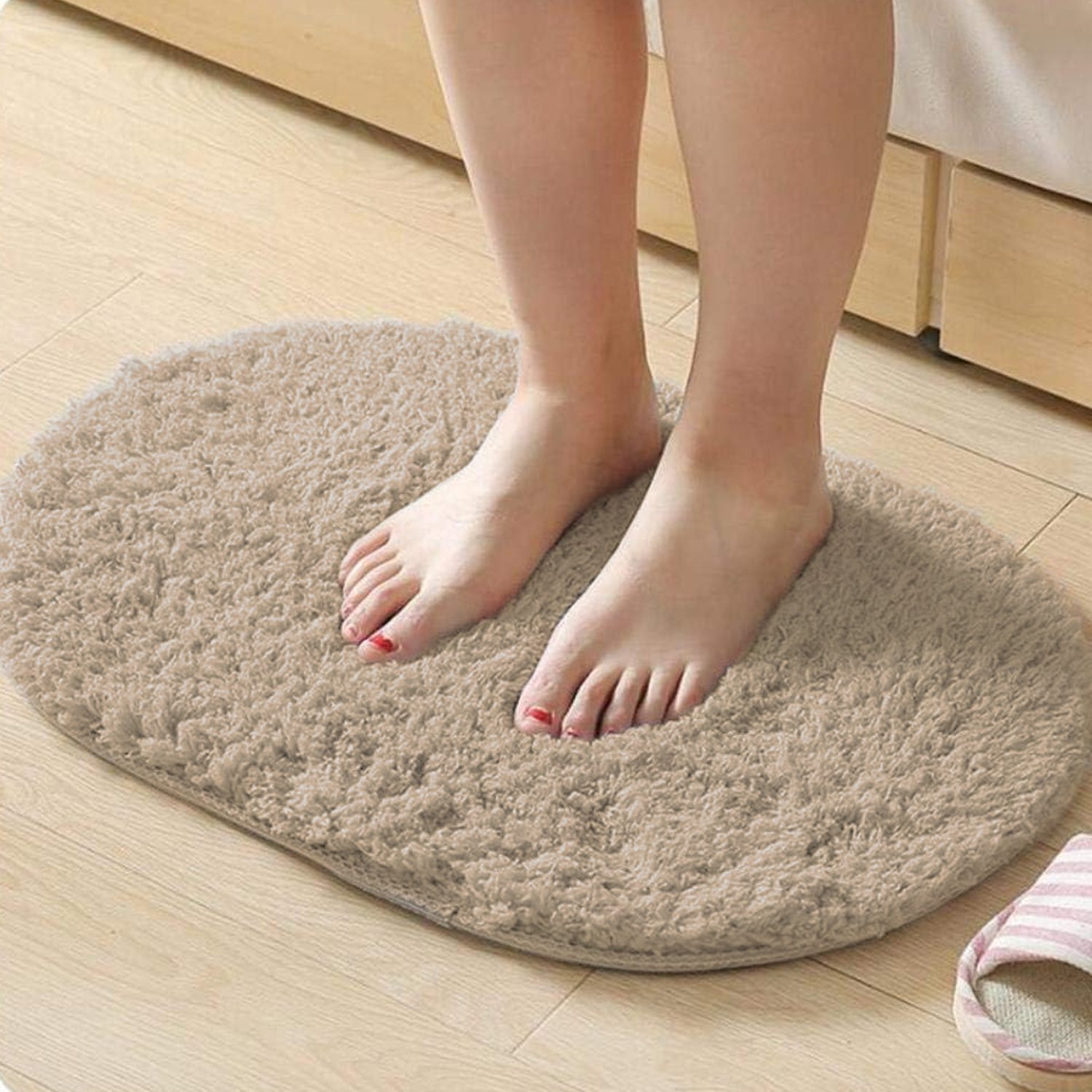 ALFOMBRA SHAGGY OVAL VISON 40X60CM