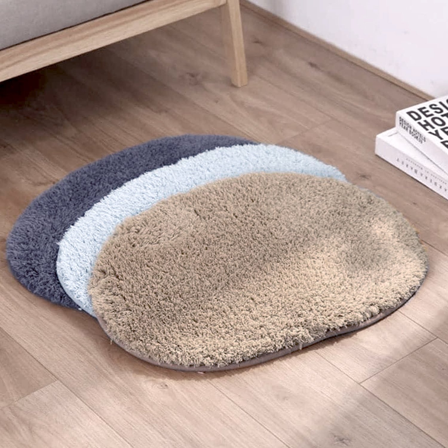 ALFOMBRA SHAGGY OVAL VISON 40X60CM - Imagen 3