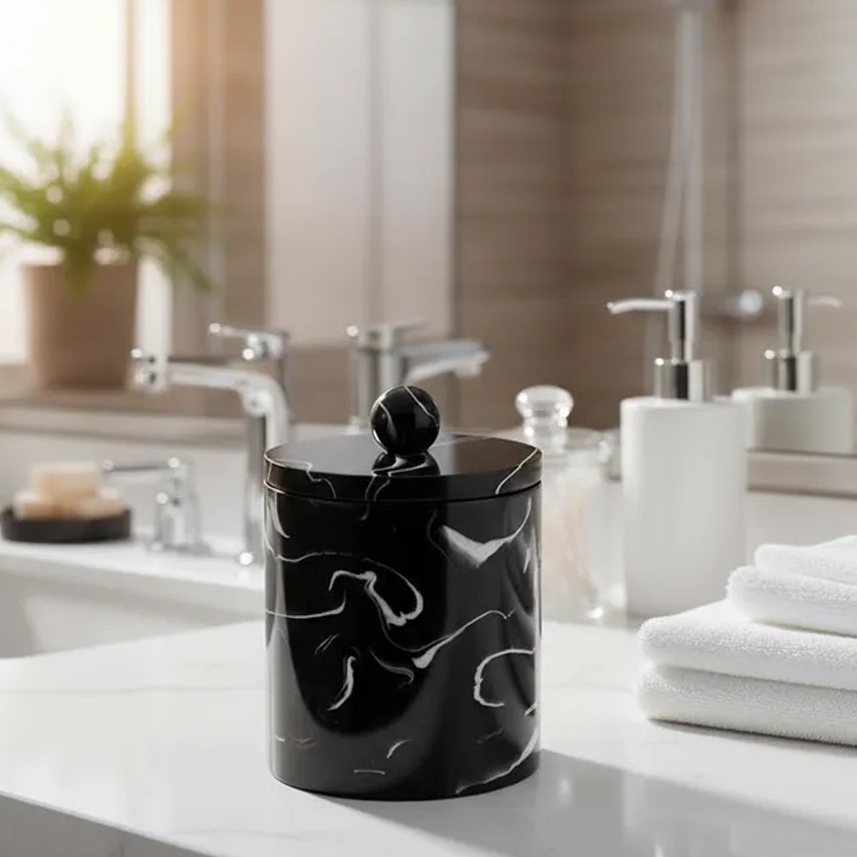 ALGODONERA RESINA MÁRMOL NEGRO MARQUINA - Imagen 2